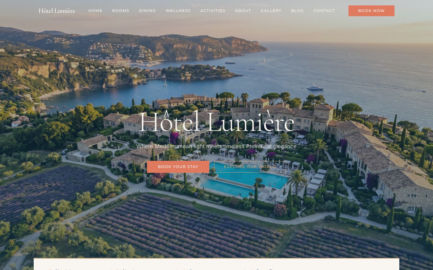 Hôtel Lumière — Hôtellerie & resort