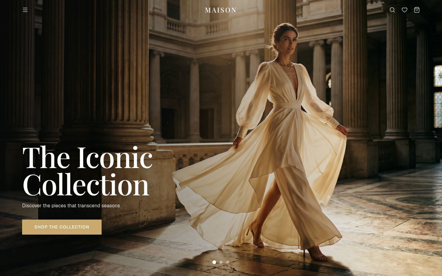 Maison — Mode & e-commerce premium