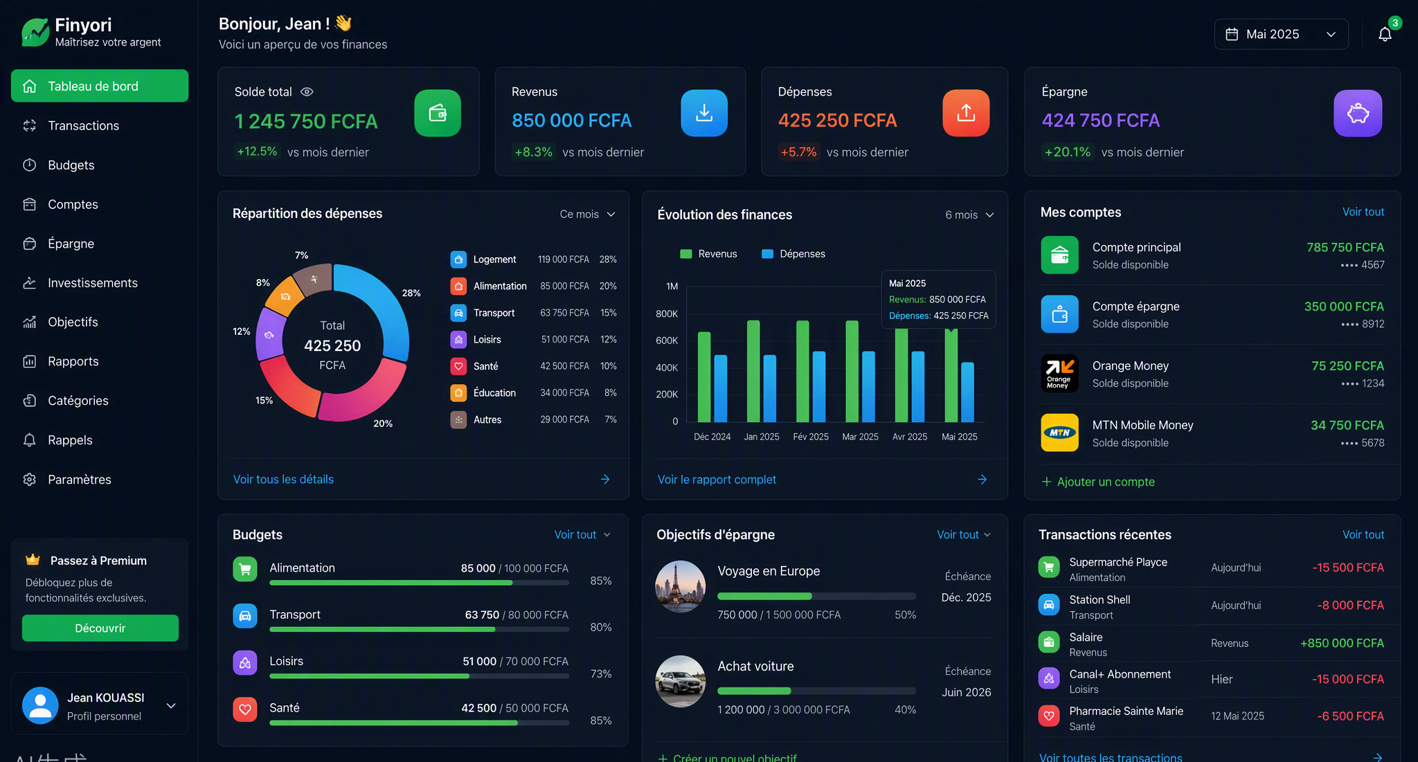 BudgetPro — Reprenez le contrôle de votre budget.