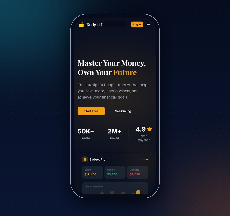 Budget Pro — aperçu