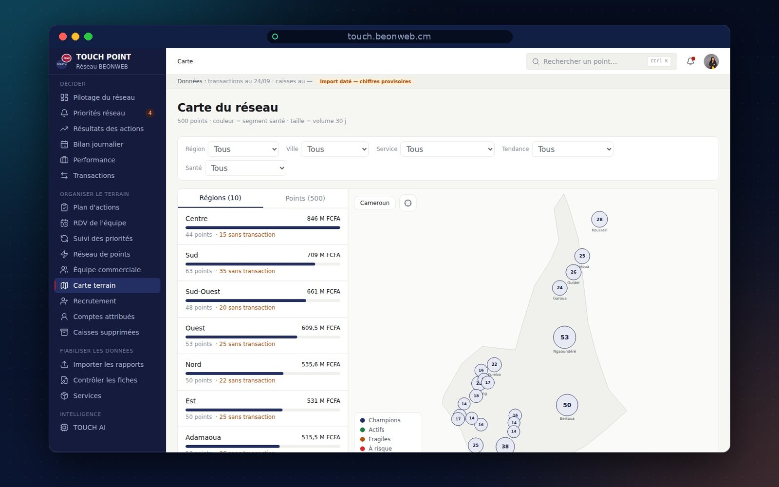 Touch Point Insight — aperçu
